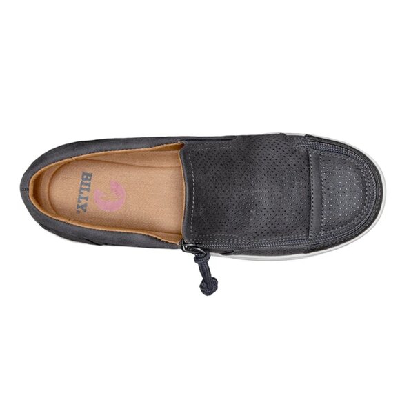 USED Billy Footwear Women Perf Low Top Zip Up Mocs Gray Adaptive Size 6M BY374 - Picture 5 of 5